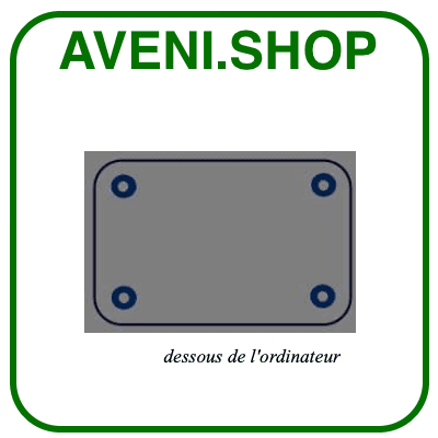 AVENI-PA-PC1 * ANTI-WAVE Harmonizer 4 pces laptop ≤ 14'' ø 27 mm 2 Permet d'améliorer le bien-être des utilisateurs d'ordinateurs portables jusqu'à 13 " (de diagonale d'écran).